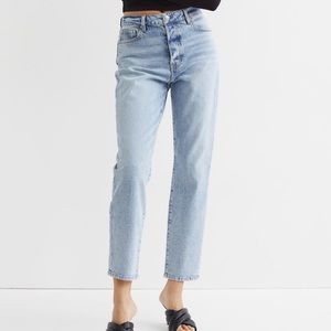 H&M ultra high waist mom jeans and high waisted shorts size 6